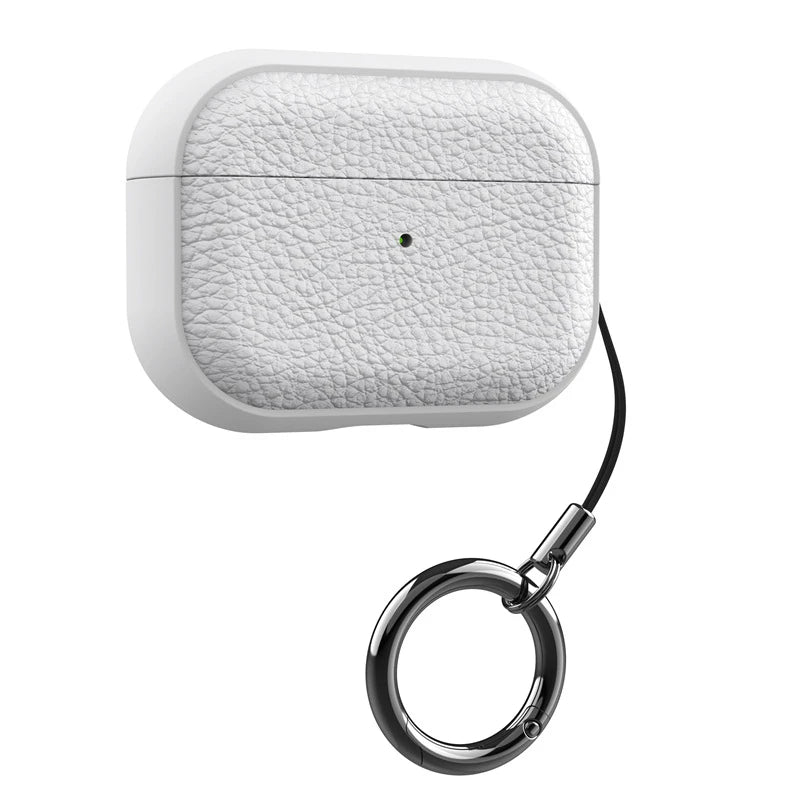 2025 Capa For AirPods Pro 3 Case Soft TPU Leather Design Protective Cover For AirPods 5 4 3 2 Pro 2 Pro2 Pro3 Cases With Lanyard