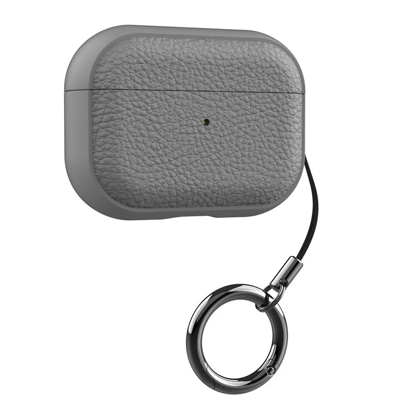 2025 Capa For AirPods Pro 3 Case Soft TPU Leather Design Protective Cover For AirPods 5 4 3 2 Pro 2 Pro2 Pro3 Cases With Lanyard