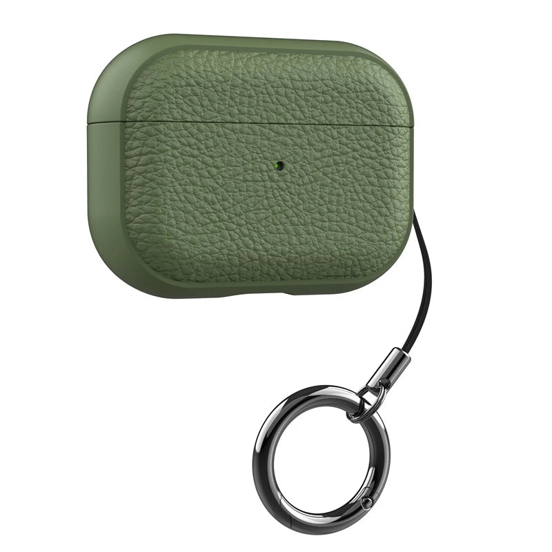2025 Capa For AirPods Pro 3 Case Soft TPU Leather Design Protective Cover For AirPods 5 4 3 2 Pro 2 Pro2 Pro3 Cases With Lanyard